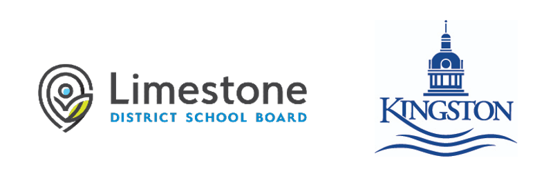 Limestone District School Board and City of Kingston logos