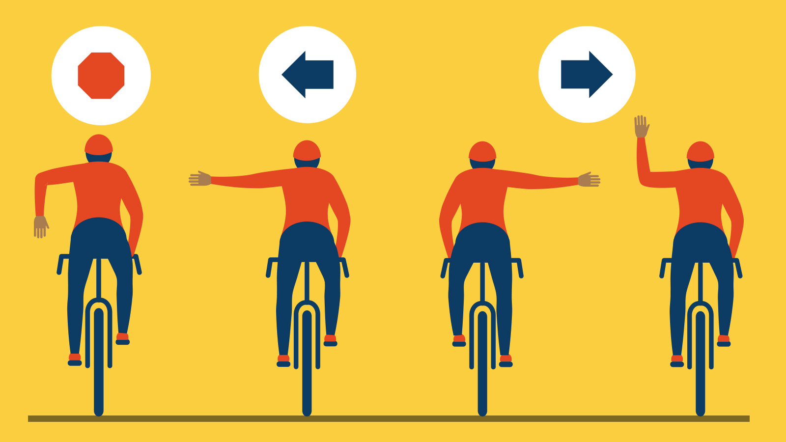 Cycling hand signals